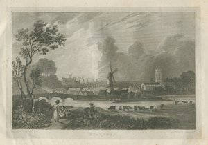 Stafford - Vista suroeste: grabado, nd [c 1830] de Frederick Calvert