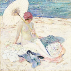 En la playa