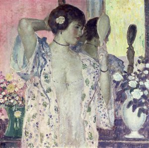 El Espejo de Mano de Frederick Carl Frieseke
