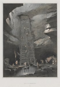 Vistas de monumentos antiguos en América Central, Chiapas y Yucatán, Pl. 20: Pozo de Bolonchen, 1844 de Frederick Catherwood