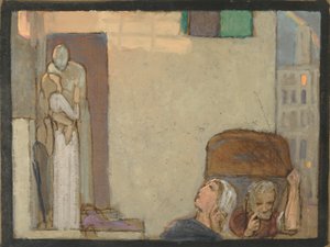Estudio para La Despedida, c.1907 de Frederick Cayley Robinson