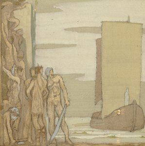 El desembarco de San Patricio en Irlanda