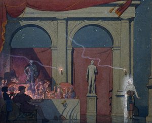 Tyltyl gira el diamante en el Palacio del Lujo, 1911 de Frederick Cayley Robinson