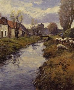 A orillas del Loing, Montigny de Frederick Charles Vipont Ede