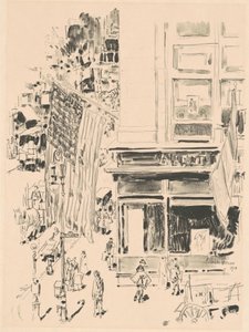 Calle Lafayette de Frederick Childe Hassam
