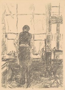 Retrato de Joseph Pennell, 1917