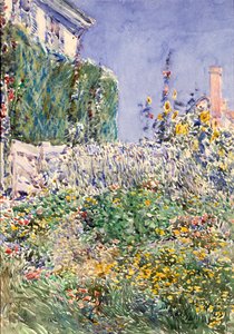 El jardín de Thaxter, 1892 de Frederick Childe Hassam