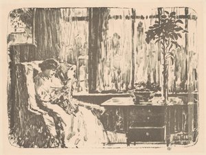 La Cortina Ancha, 1918 de Frederick Childe Hassam