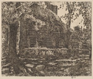 La cabaña de Home Sweet Home, Easthampton, 1921 de Frederick Childe Hassam