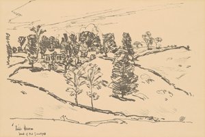 La pequeña escuela, Tierra de Nod, 1918 de Frederick Childe Hassam