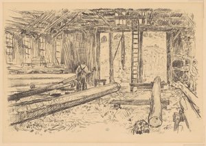 La tienda Spar, Gloucester, 1918 de Frederick Childe Hassam