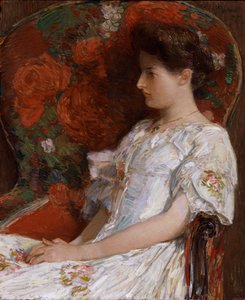La silla victoriana, 1906 de Frederick Childe Hassam