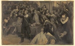 Escena en la Casa del Parlamento, 2 de marzo de 1629