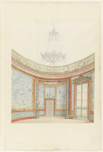 Diseño para la decoración del salón del Royal Pavillion, Brighton de Frederick Crace