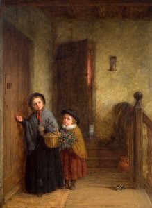 Visitantes de Navidad de Frederick Daniel Hardy