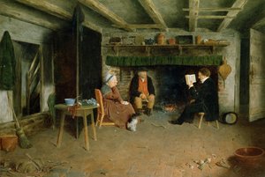 La Visita del Clérigo de Frederick Daniel Hardy