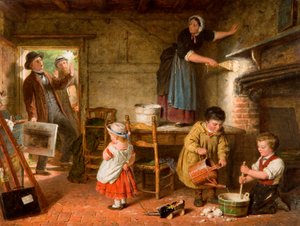 El Artista Consternado, 1866 de Frederick Daniel Hardy