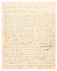 Carta escrita por John Brown y Frederick Douglass a la esposa e hijos de Brown, 30 de enero de 1858 de Frederick Douglass