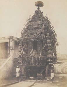 Carro de Juggernaut, Madrás, 1850s