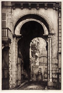 Antigua puerta de Nevers de Frederick G. Hall