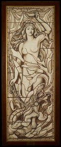 Fuego, de la serie Los Cuatro Elementos, c.1888-89 de Frederick G. Smith