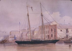 Circular Quay, c.1855 de Frederick Garling