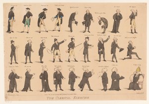 Carrera de un clérigo anglicano El ejercicio clerical (título sobre el objeto) de Frederick George Byron
