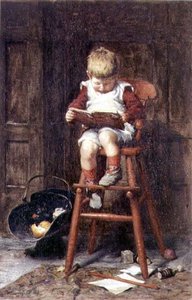 En la silla alta de Frederick George Cotman