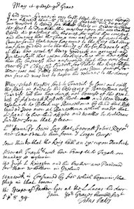 Carta de Titus Oates al duque de Bolton, 1694 1865 de Frederick George Netherclift