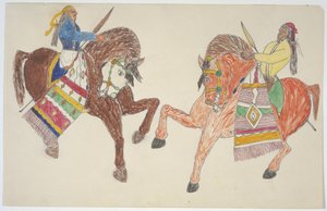 Dos hombres a caballo de Frederick Gokliz