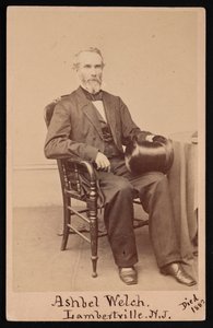 Retrato de Ashbel Welch 1809-1882, antes de 1882