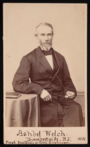 Retrato de Ashbel Welch 1809-1882, mayo 1874