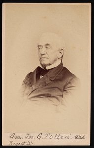 Retrato del General Joseph Gilbert Totten 1788-1864, antes de 1864 de Frederick Gutekunst