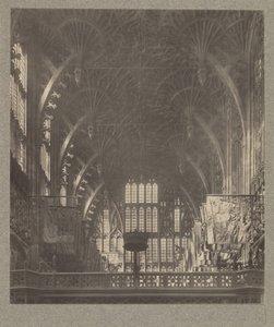 Capilla de Enrique VII: Cubierta de bóvedas de tracería en abanico