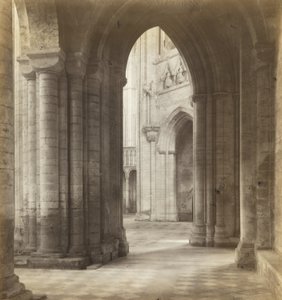 Catedral de Ely: Tarde a través de los transeptos de Frederick H. Evans
