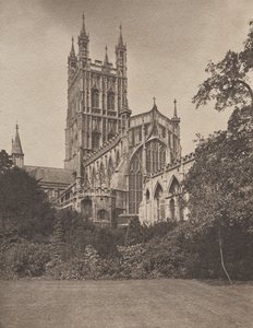 Catedral de Gloucester desde el sureste de Frederick Henry Evans