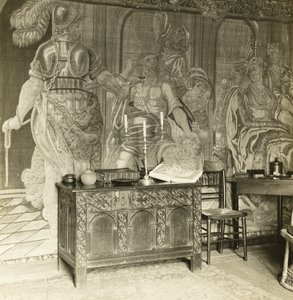 Kelmscott Manor: Detalles del tapiz de Frederick H. Evans