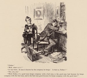 A un hombre se le conoce por la compañía que tiene (lito) de Frederick Henry Townsend