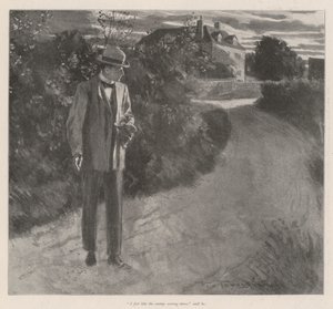 El ermitaño de los tejos, por E Nesbit de Frederick Henry Townsend