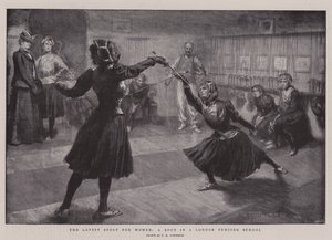 El Último Deporte para Mujeres, un Combate en una Escuela de Esgrima de Londres
