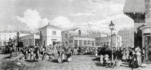 Mercado de Covent Garden, 1832 de Frederick James Havell