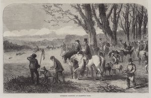 Reunión de Caza en Hampton Park de Frederick John Skill