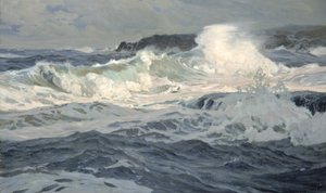 Viento del suroeste, St. Ives, 1907 de Frederick Judd Waugh