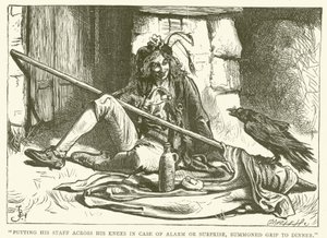 Ilustración para Barnaby Rudge de Frederick L. Bernard