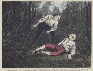 Ilustración para Barnaby Rudge de Frederick L. Bernard