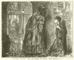 Ilustración para Casa Desolada de Frederick L. Bernard