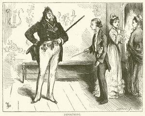 Ilustración para Casa Desolada de Frederick L. Bernard