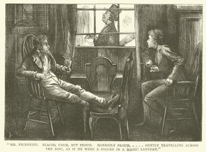 Ilustración para Martin Chuzzlewit