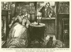 Ilustración para Martin Chuzzlewit de Frederick L. Bernard