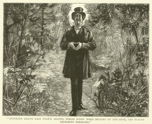 Ilustración para Martin Chuzzlewit de Frederick L. Bernard